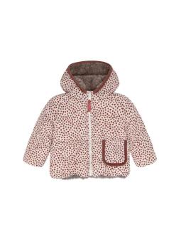 Manteau d'Hiver Réversible Bébé Fille – Imprimé Coccinelle & Teddy – Noppies