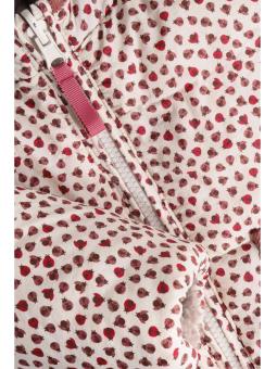 Manteau d'Hiver Réversible Bébé Fille – Imprimé Coccinelle & Teddy – Noppies