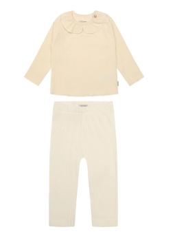 Ensemble Bébé Fille T-shirt Manches Longues & Legging Whitecap Gray