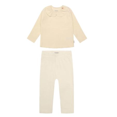 Ensemble Bébé Fille T-shirt Manches Longues & Legging Whitecap Gray