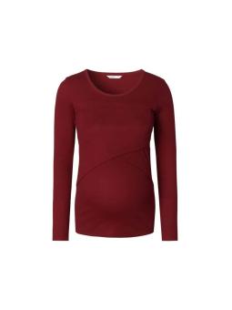 T-shirt de Grossesse et d'Allaitement Manches Longues en Coton Bio – Noppies Maternity
