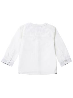 Ensemble Cérémonie Bébé Garçon Chemise Blanche, Gilet à Chevrons et Nœud Papillon – Noppies Baby