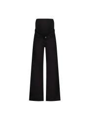 Pantalon Wide Leg Noir &agrave; Bandeau &ndash; Mod&egrave;le Julia