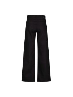 Pantalon Wide Leg Noir à Bandeau – Modèle Julia