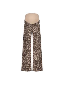 Pantalon Wide Leg Imprimé Léopard – Modèle Julia