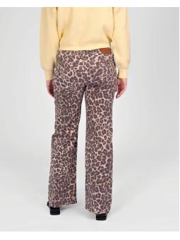 Pantalon Wide Leg Imprimé Léopard – Modèle Julia