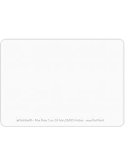 Carte Postale d'Antibes – Citation Guy de Maupassant par Miss Mam