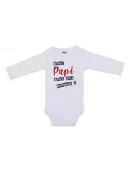 Body "Avec Papi tout est permis" Manches Longues