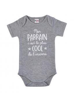 Body "Mon Parrain" Manches Courtes