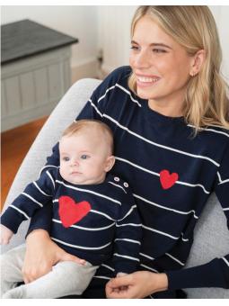 Pull Marinière Mama/Mini Lennan