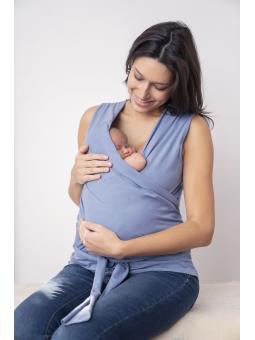 T-shirt Peau à Peau Sans Manche 