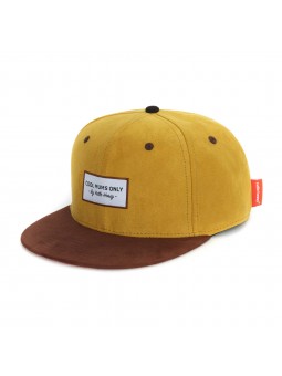 Casquette Daim Plate