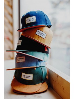 Casquette Daim Plate