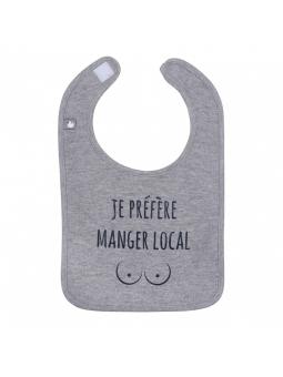 Bavoir Je préfère manger local