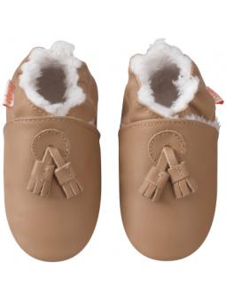 Chaussons Fourrés Pampille Café