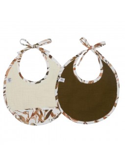 Lot de 2 Bavoirs Naissance