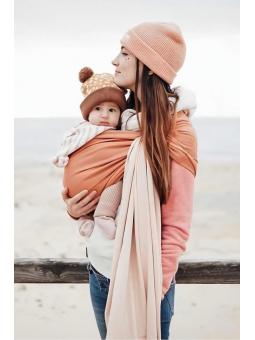 Petite Echarpe Sans Noeud Nude/Caramel