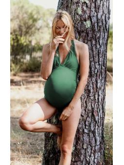 Maillot de Bain Phuket 1 Pièce Kaki