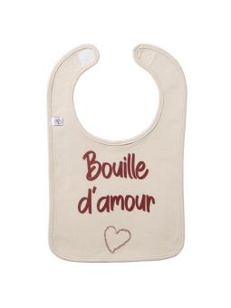 Bavoir "Bouille d'amour"