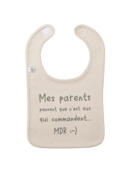 Bavoir "Mes parents... mdr"