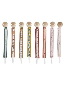 Attache-Sucette Coton Imprimé