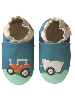 Chaussons Cuir Spencer Tracteur