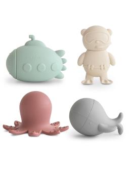 Jouets de Bain en Silicone Sealife