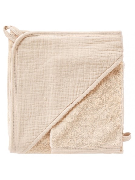 Cape de Bain & Gant en Bambou