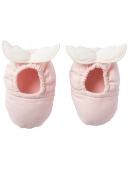 Chaussons Bébé avec ailes d'ange 0-6mois en coton