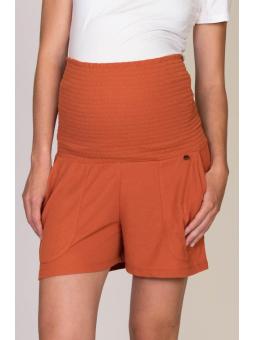 Shorts fludie de Grossesse Terracotta Siena