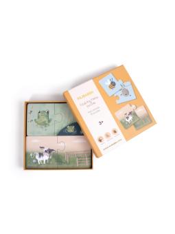 Puzzles "Retrouve ma maison" A la Ferme