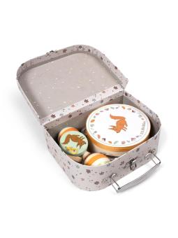 Valisette Instruments Musique en Bois pour Bébé