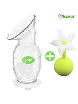 Pack Recueil-Lait Haakaa 150ml + bouchon